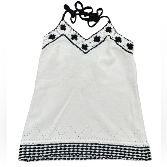 Ann Taylor Loft Crocheted Halter Top Women’s Size XS - Picture 1 of 6